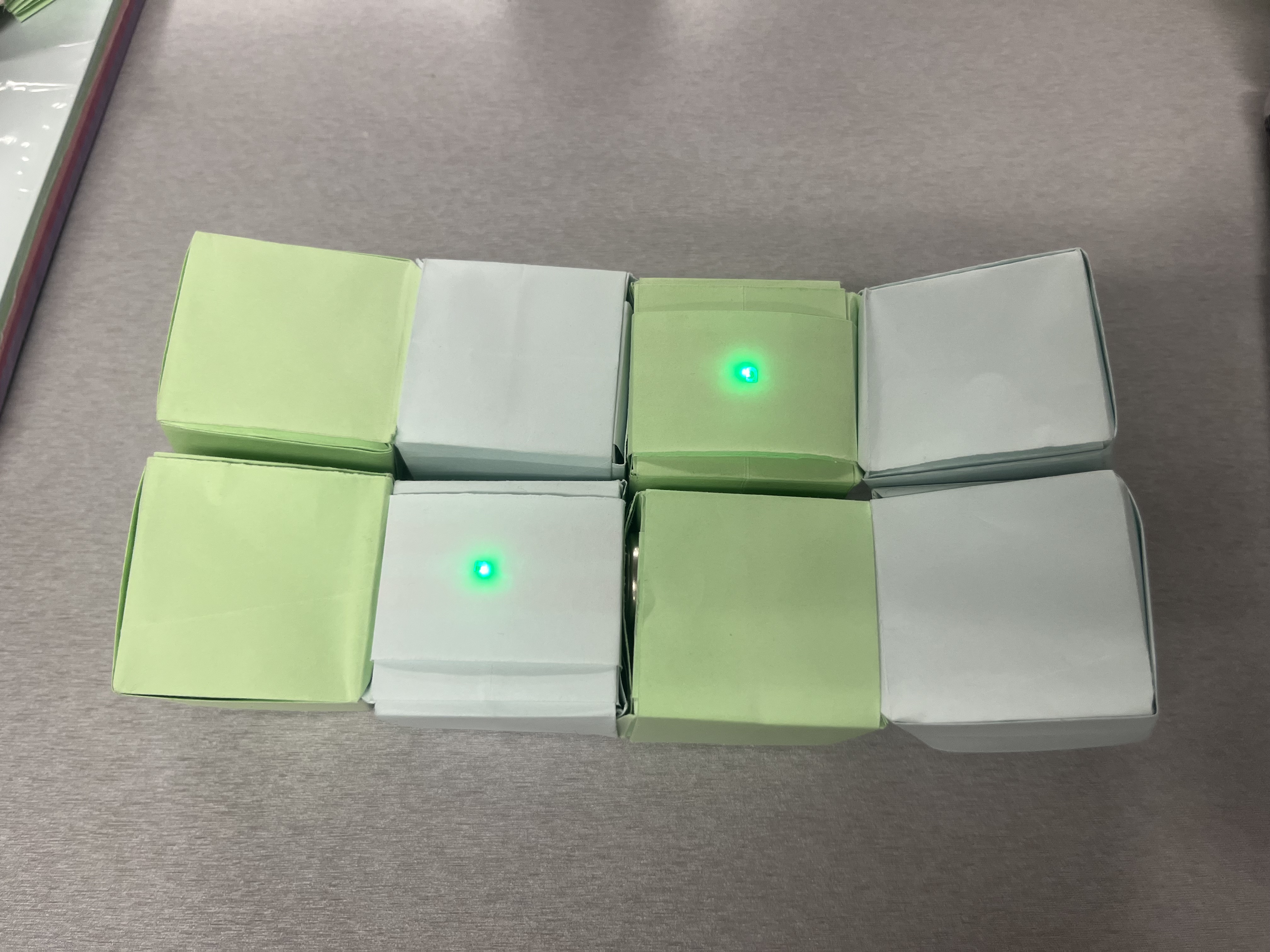 Physical Circuit for an Endlessly Foldable Origami Switch Circuit