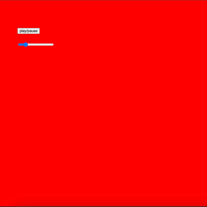 Activated frequency control interface dynamically responding to user input and sound changes.