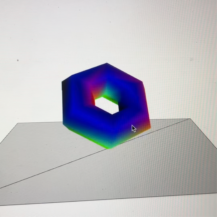 Changed the round torus to a hexagon nut