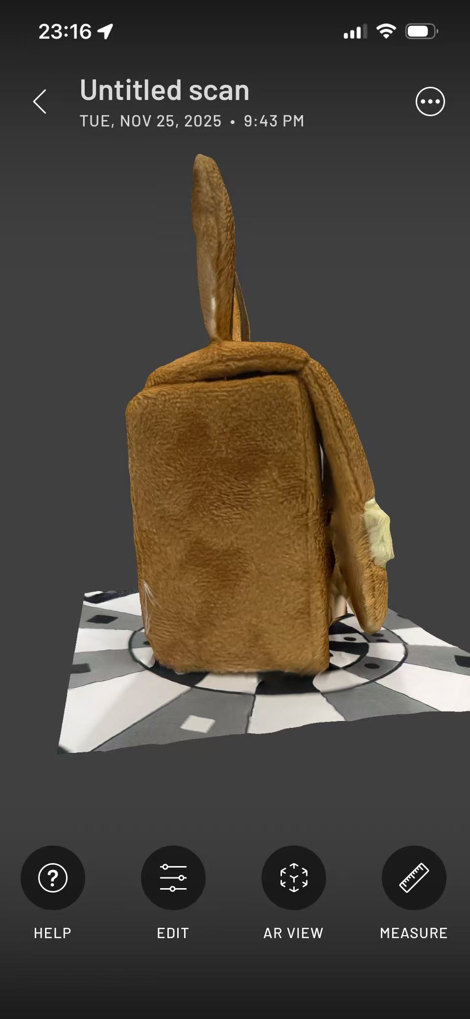 Object Failed scanned: Deck box perspective 1